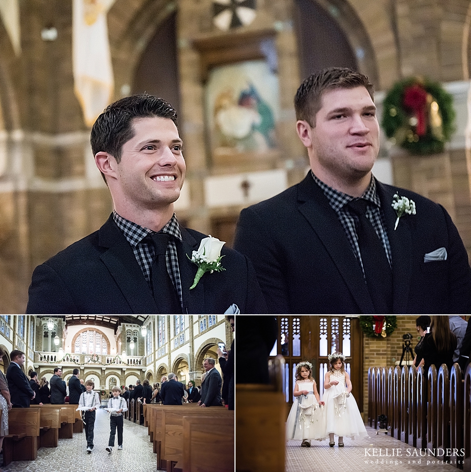 Sacred Heart Dearborn wedding day